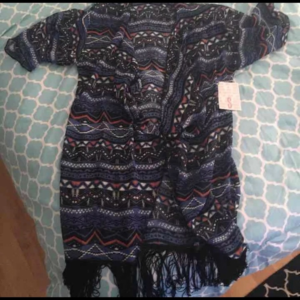 Lularoe small Monroe kimono BNWT